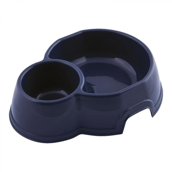 gamelle double ronde 24,5 x 20 x 6,5 x 0,85