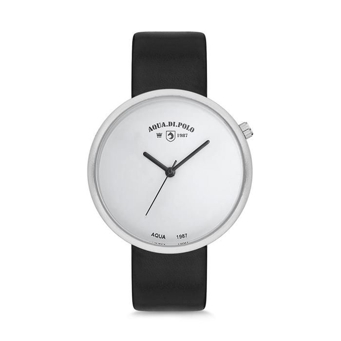 AQUA DI POLO - Montre-bracelet unisexe en cuir APSV1-A9490-UD351