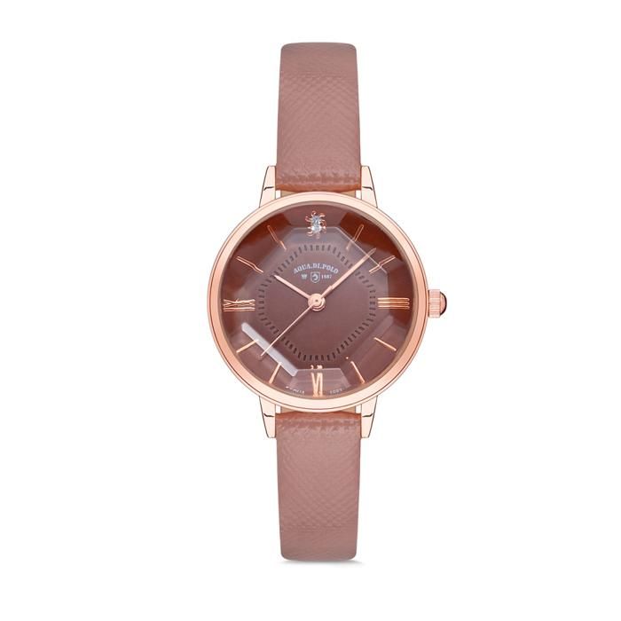 AQUA DI POLO - Montre-bracelet en cuir pour femme APSV1-A5841-KD662