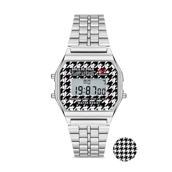 AQUA DI POLO APWA064800 Montre-bracelet unisexe en métal APWA034004