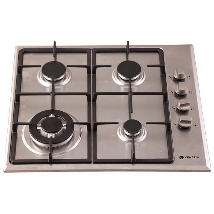 VENEZIA - Plaque cuisson électrique 4 feux inox 68*54cm