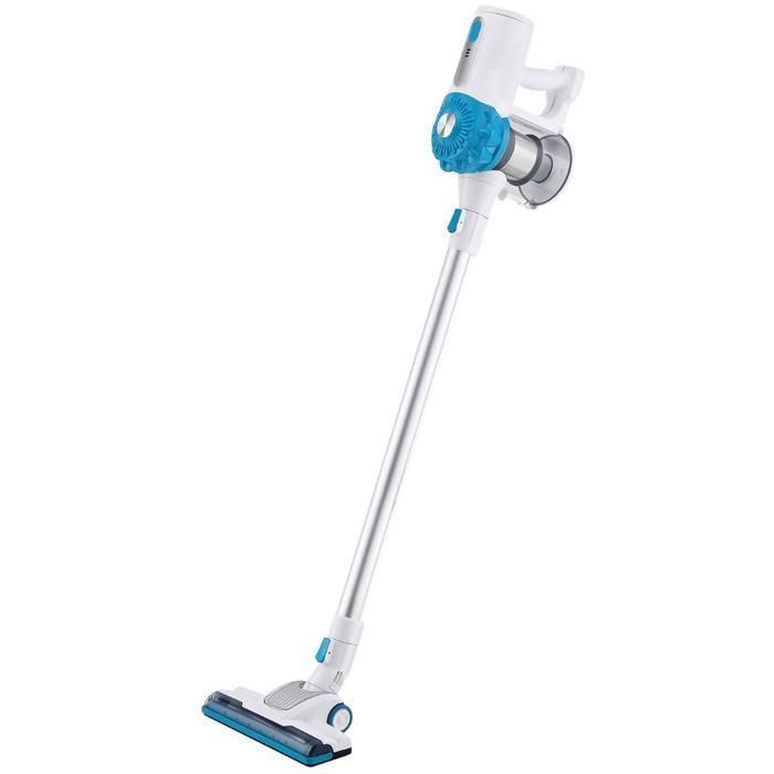 VENEZIA- SL595 ASPIRATEUR Balai sans fil 0,6L 12W Blue ciel & blanc