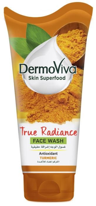 Nettoyant Visage au Curcuma Dermoviva 150ml Formule Éclaircissante et Revitalisante