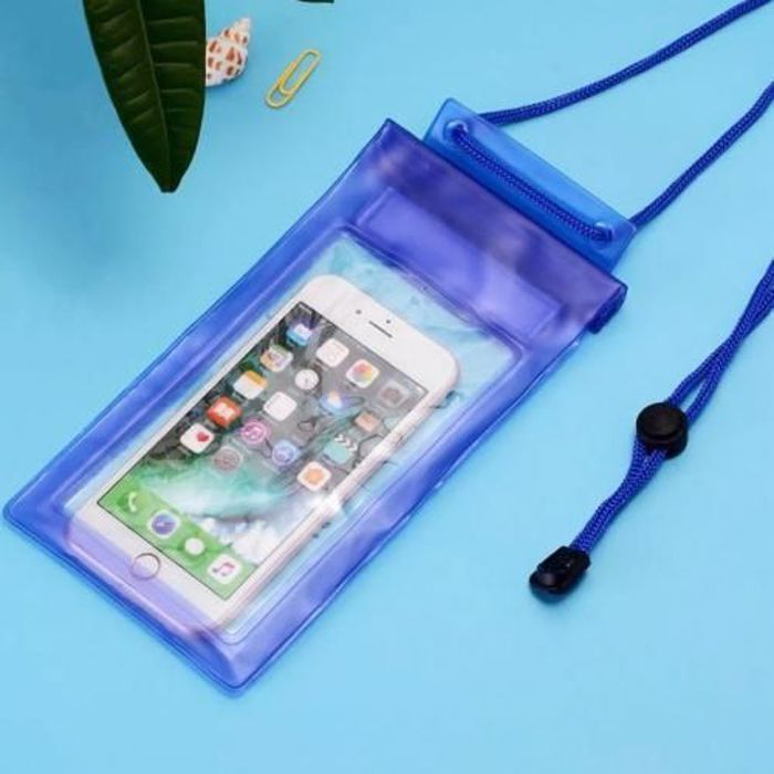 Pochette Etanche - Etui Coque Imperméable Résistant A l'Eau 9cm // 18 cm