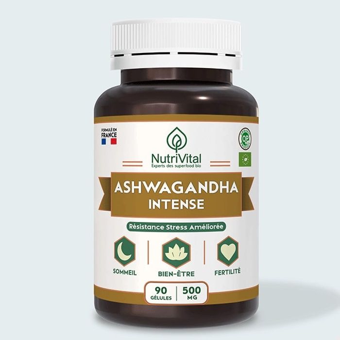Ashwagandha Bio 500mg Resistance Stress Améliorée