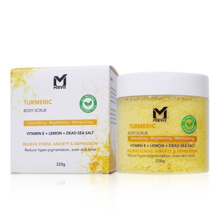Turmeric body scrub