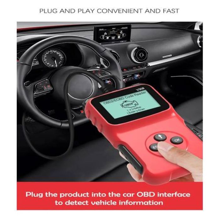OBD2 Scanner testeur Outil diagnostic code moteur voiture moto détecteur V309