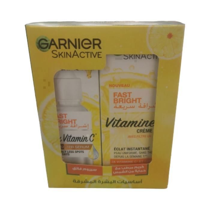 PACK SERUM FAST BRIGHT GARNIER30 ML + CJ 50ML