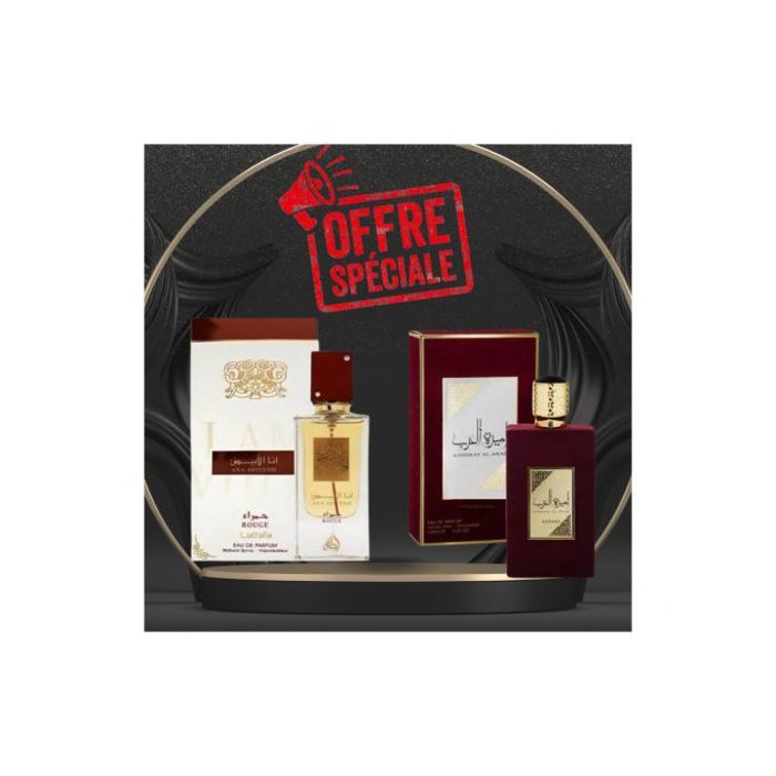 Parfum Ana Abiyedh Rouge + Ameerat Al Arab 100ml EDP ORIENTAL