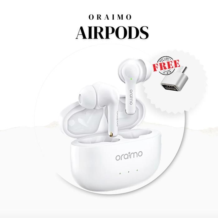 oraimo FreePods 3 TWS écouteurs sans Fil Et un adaptateur USB To USB-C Gratuit