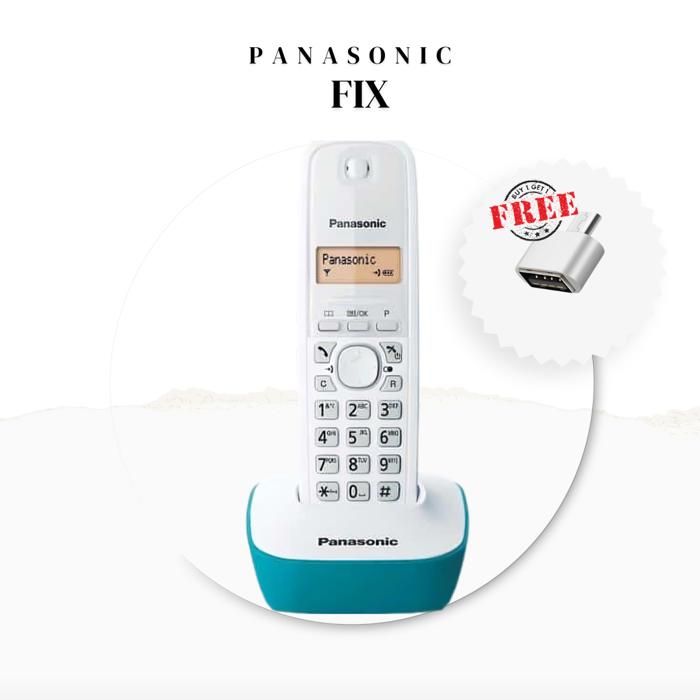 Telephone fixe PANASONIC KX-TG1611 Avec un adaptateur USB To USB-C Gratuit