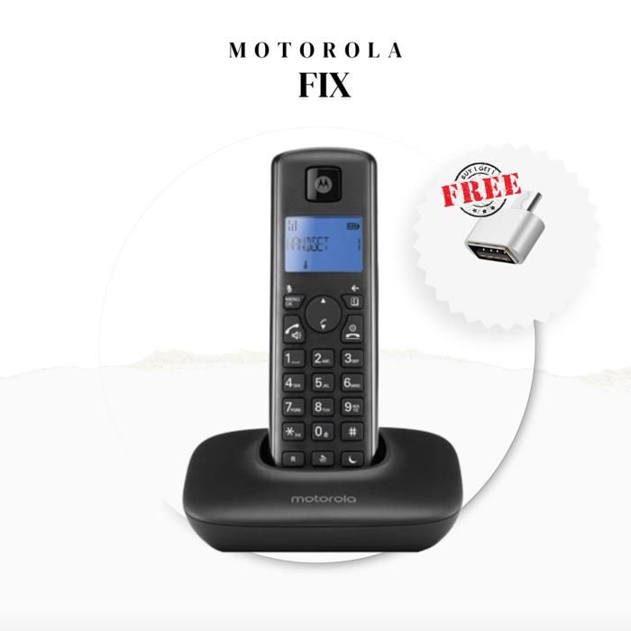 Telephone Fixe Motorola t401+ Avec un adaptateur USB To USB-C Gratuit