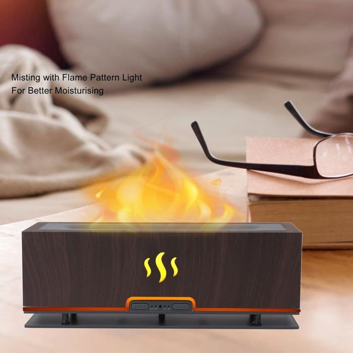 Humidificateur Diffuseur d'Arôme Lumière LED Brumisation Ultrasonique Utilisation Multifonctionnelle Ultra Silencieuse Haute Capacit