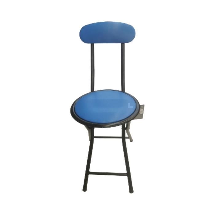 Tabouret pliable - CMP - 30x30x73cm - Dossier - Métal - Utilisation intérieure/extérieure - Couleur aléatoire