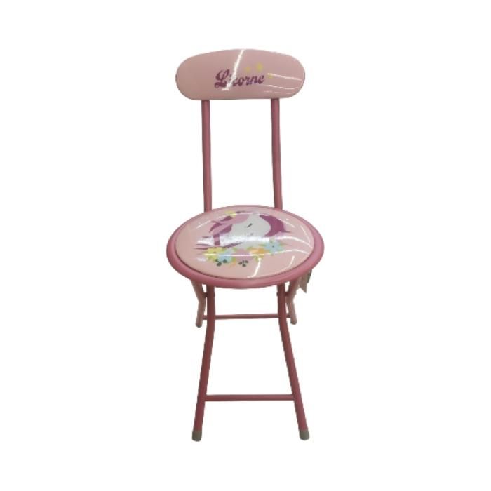 Tabouret pliable enfant 30 × 30 × 73 cm – CMP – Couleur & Motif aléatoires