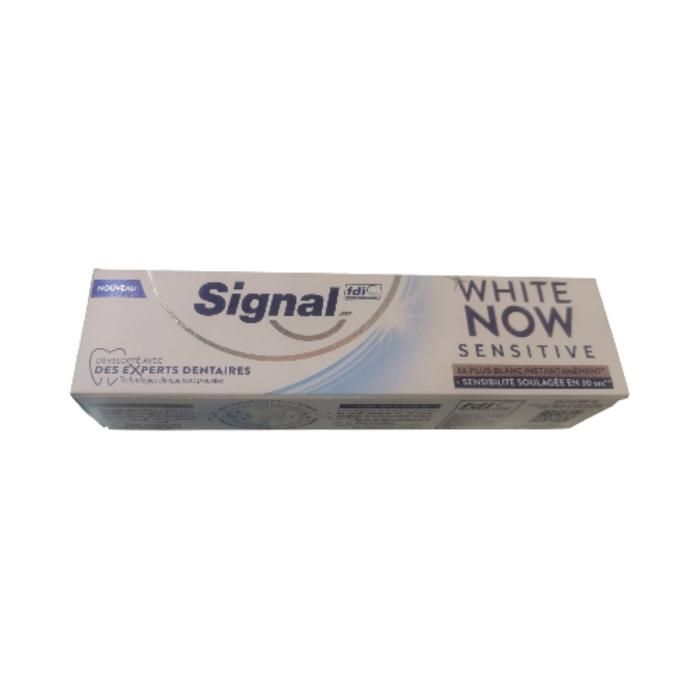 DENTIFRICE SIGNAL WHITE NOW SENSITIVE 75ML