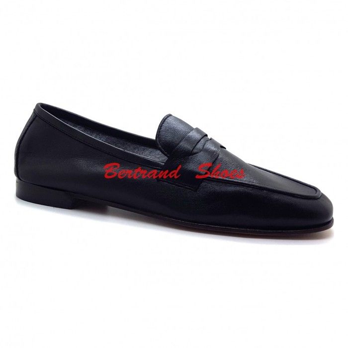Mocassin en cuir pour femme