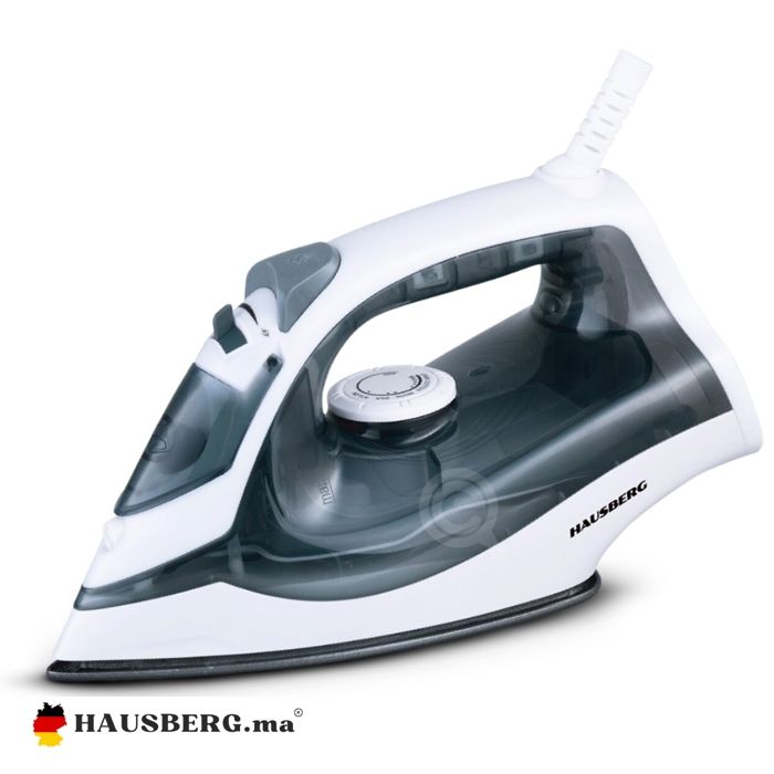 Hausberg HB-7850GR Fer À Repasser Électrique Avec Semelle En Téflon 130 ml