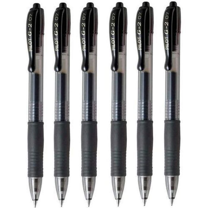 6 Stylo Noir