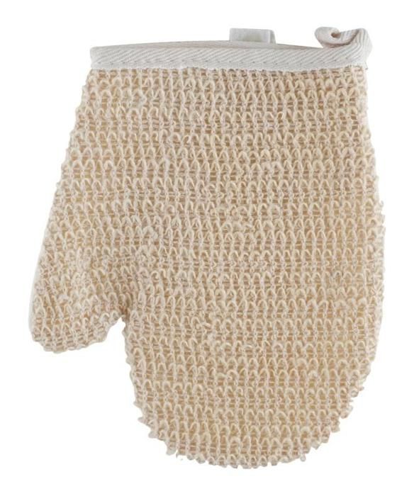 Gant de savonnage corde