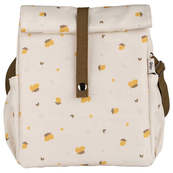 SAC A LUNCH ISOTHERME ENROULABE CITRON