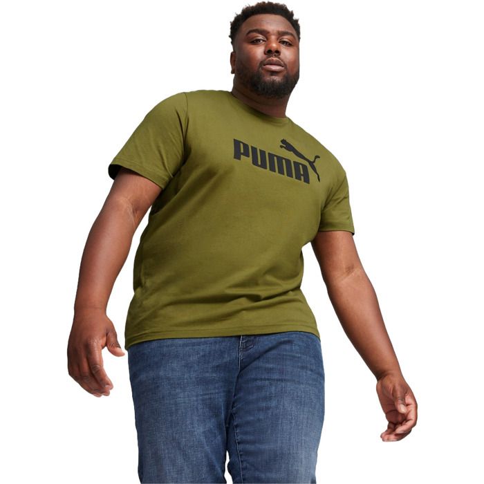 T-shirt Puma Essentials Logo, Vert, Homme