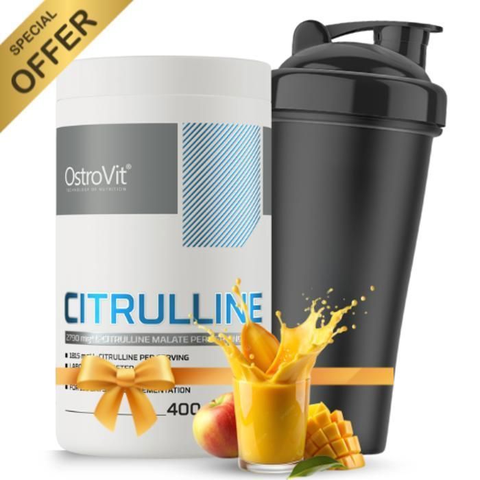 Citrulline 400 g Mangue Limited Edition + Shaker 700 ml Gratuit