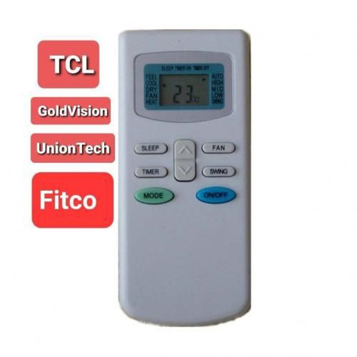 Télécommande universelle pour climatiseur TCL Fitco Goldvision UnionTech