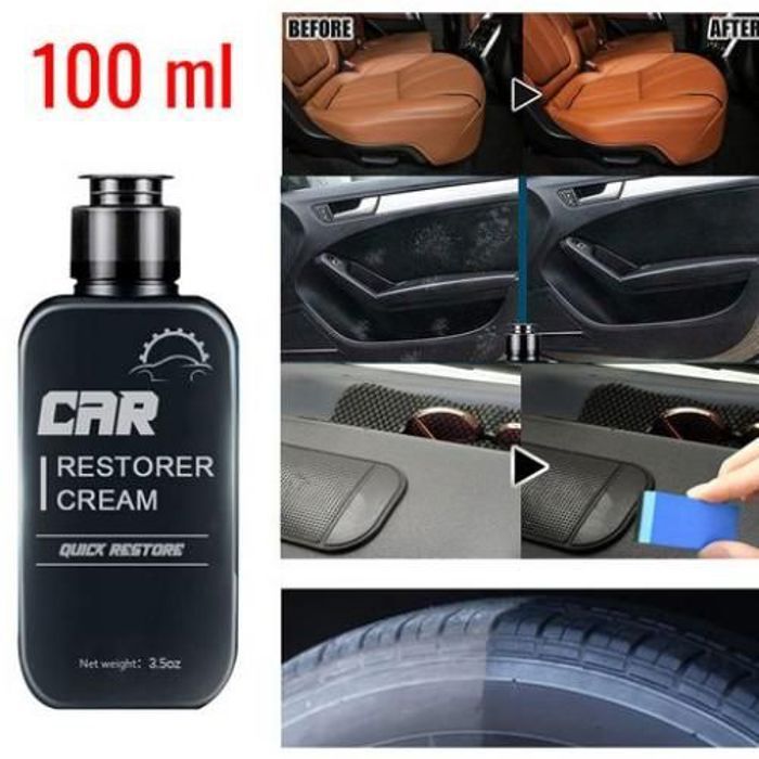 Quick Restore Creme Pate de Nettoyage de Voiture Siege Cuir