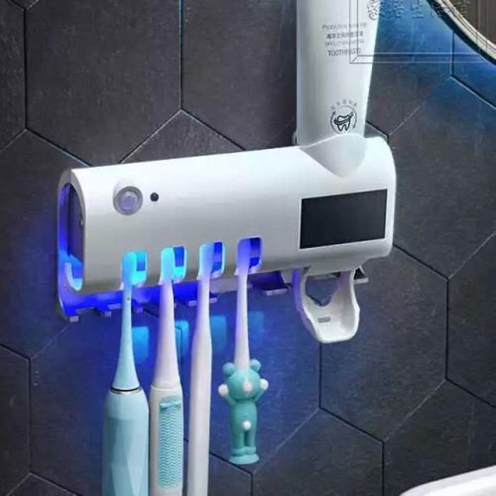 Support Désinfectant de brosse à dents UV à énergie solaire nettoyage