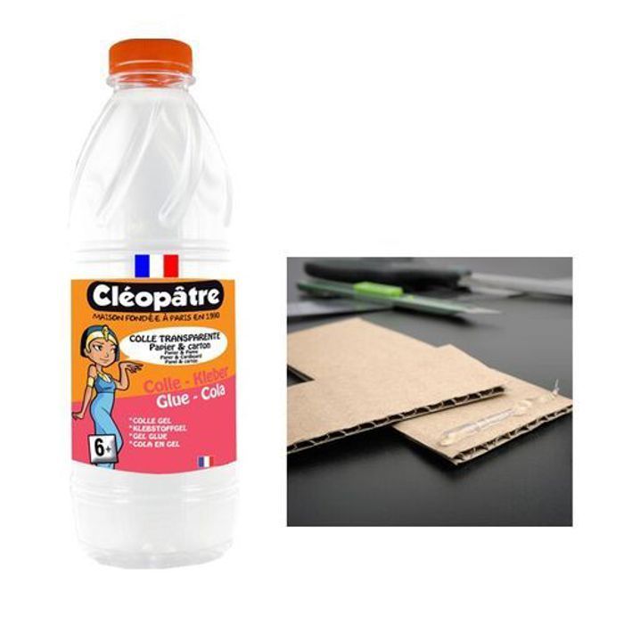 Colle transparente 1 kg,Economique,Papier & carton,Application Précise,Homogène