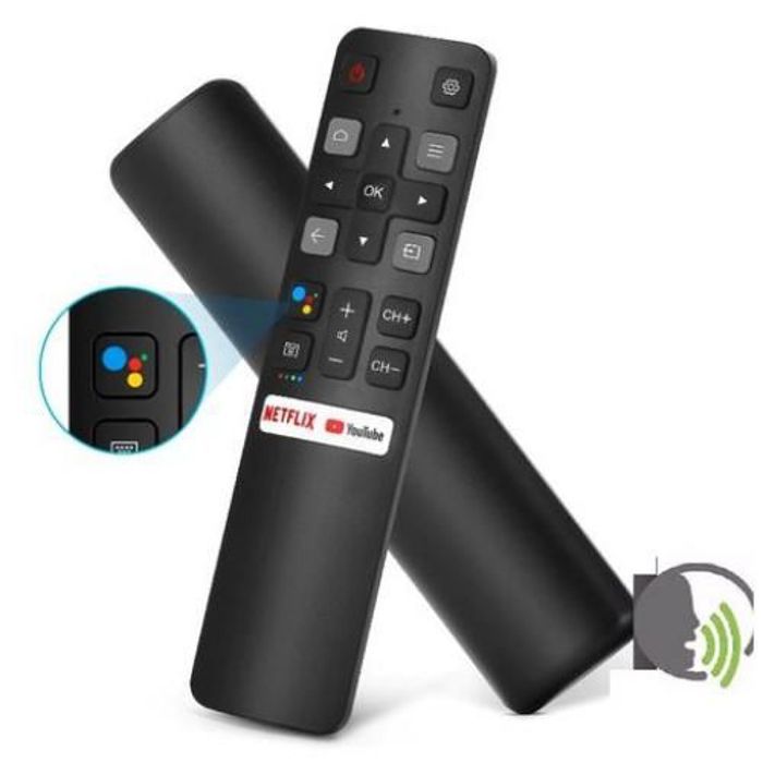 Telecommande vocale remplacée pour TCL Android TV 4K UHD TCL