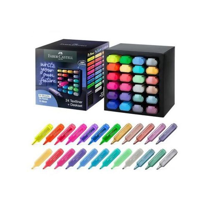 surligneurs Textliners 8metalic Coffret de 249 pastel 7neon