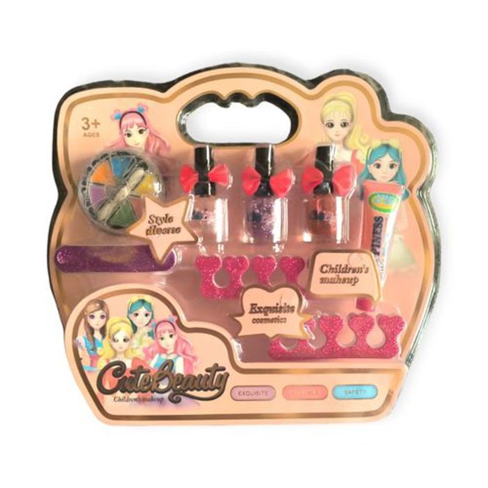 Jouet fille mignon beauté maquillage soluble sécurité +3 ans