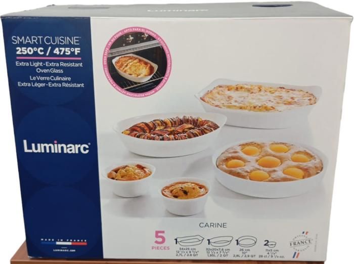 SET 5 PLATS CUISSON 26-34+OVAL 32+2 RAMEQUINS