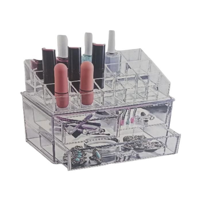 Ensemble de rangement - AK-636 - Laque - 3 tiroirs - Blanc - Ergonomique