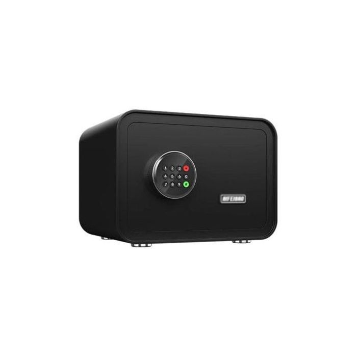 Coffre fort électronique - 25 x 35 x 28 cm clé plus code - Noir