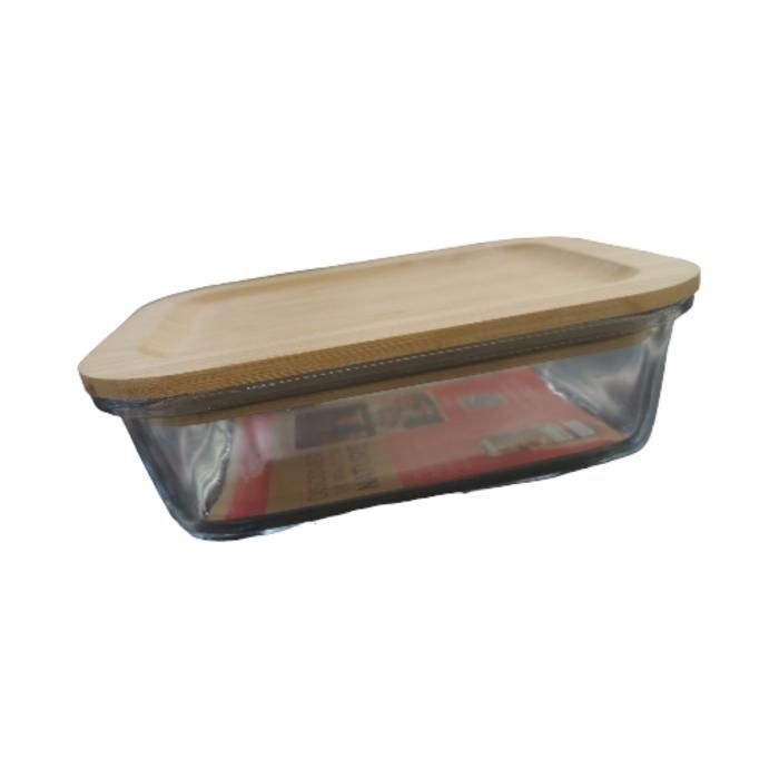 BOITES RANGEMENT EN VERRE RACTANGULAIRE 1000ML