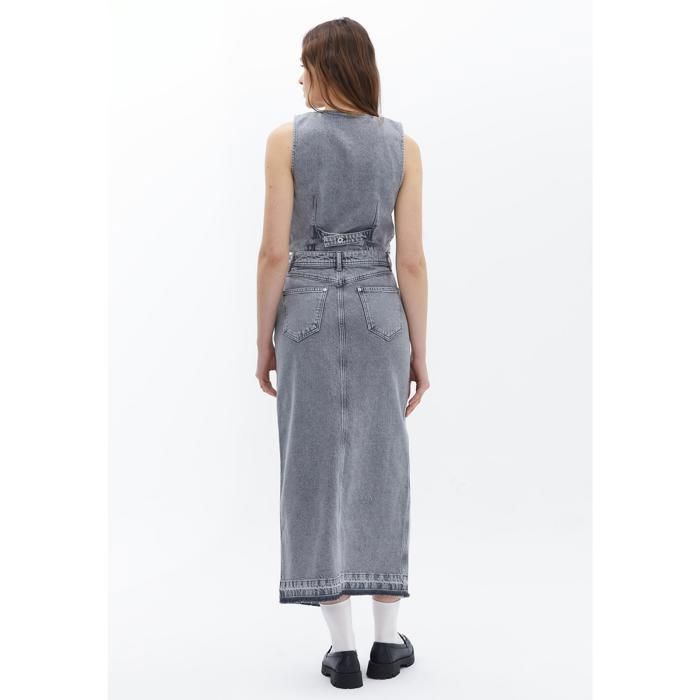 JUPE Femme Denim Gris- OXXO - Marjane Mall - Image 4
