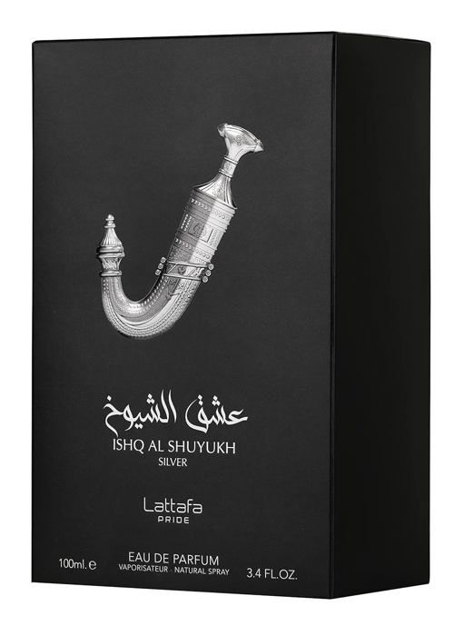 Lattafa Perfumes Ishq Al Shuyukh Silver pour unisexe Eau de Parfum ORIENTAL