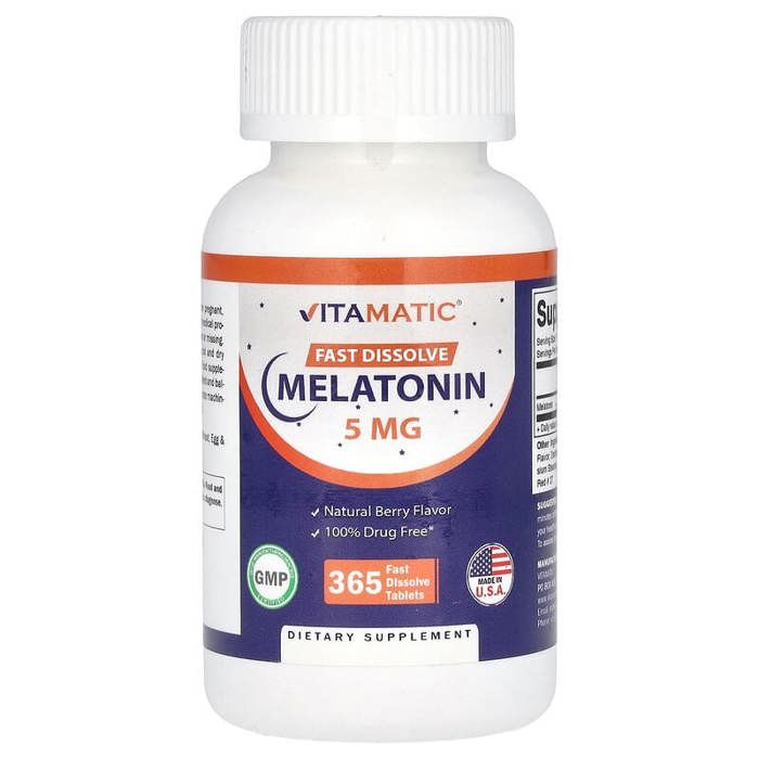 Mélatonine 5 mg, 365 comprimés
