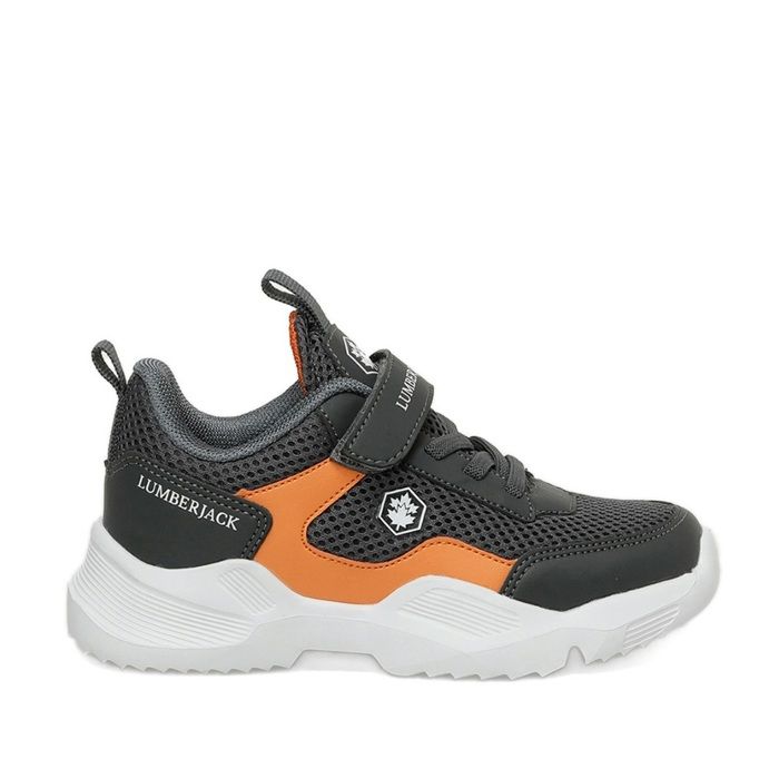 Baskets LUMBERJACK Era 3FX pour enfants- Gris et Orange