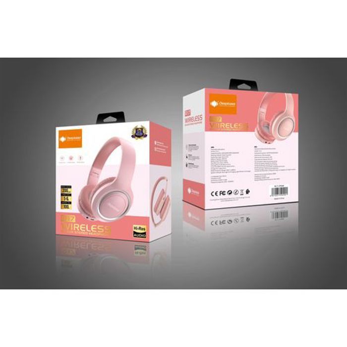 Deep Bass R17 ecouteurs Casque Bluetooth V5 + sans fil TSuppor TF Card-FM-Audio input