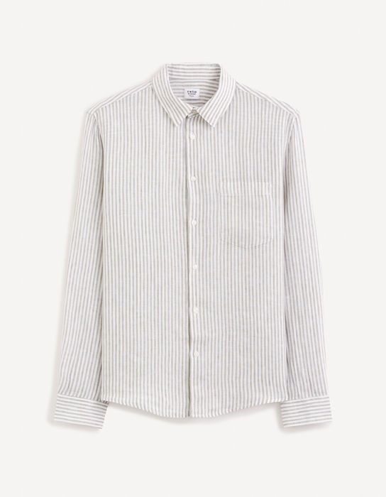 Chemise regular 100% lin