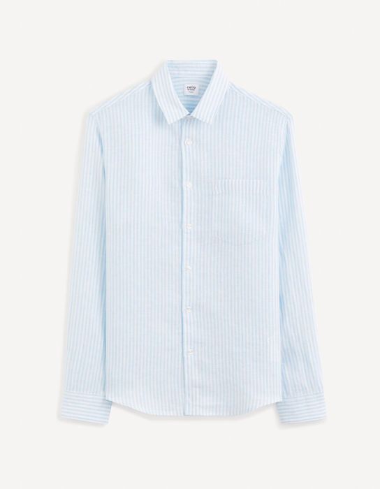 Chemise regular 100% lin