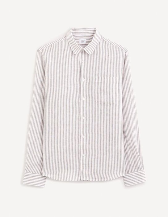 Chemise regular 100% lin