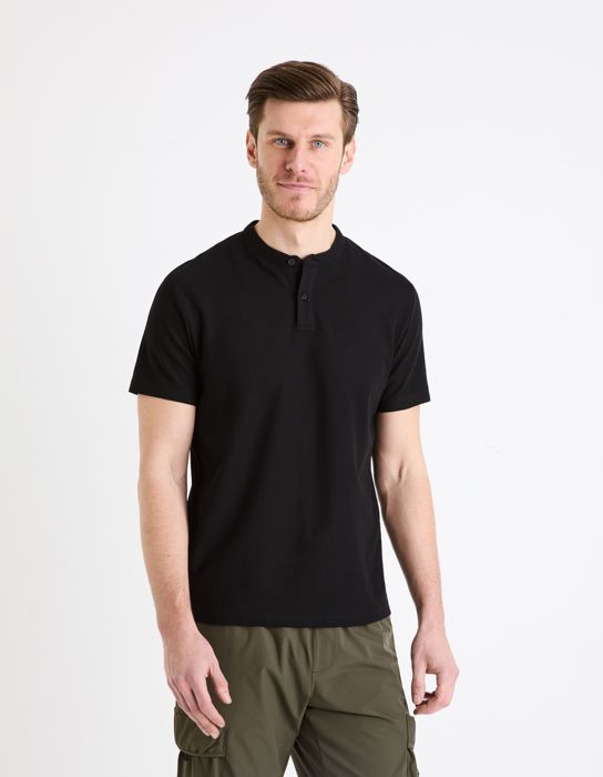 Polo piqué regular en coton