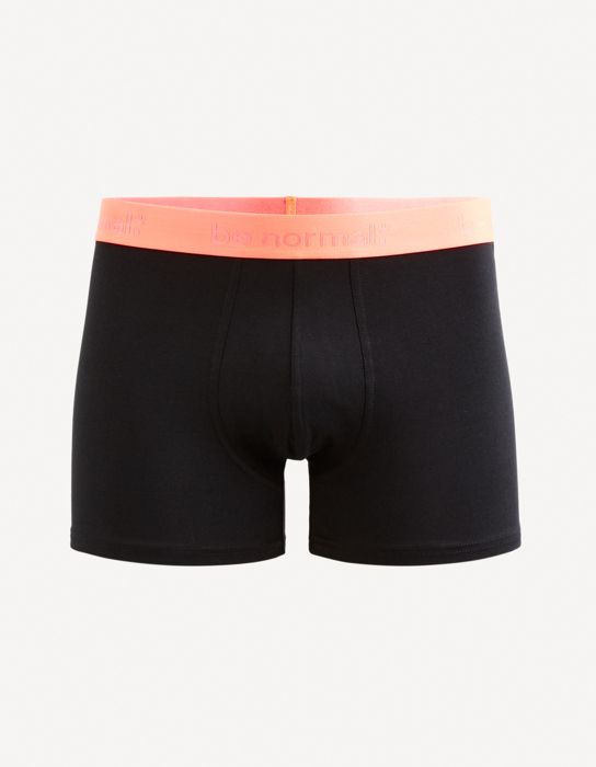Boxer ceinture fluo en coton stretch