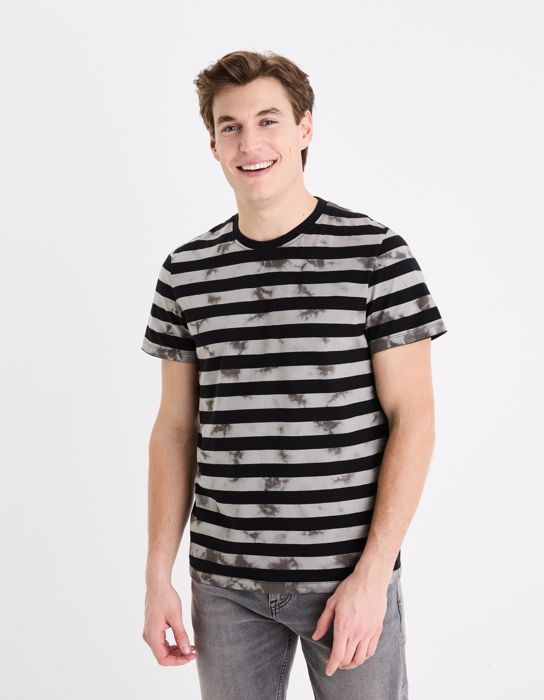 T-shirt col rond en coton