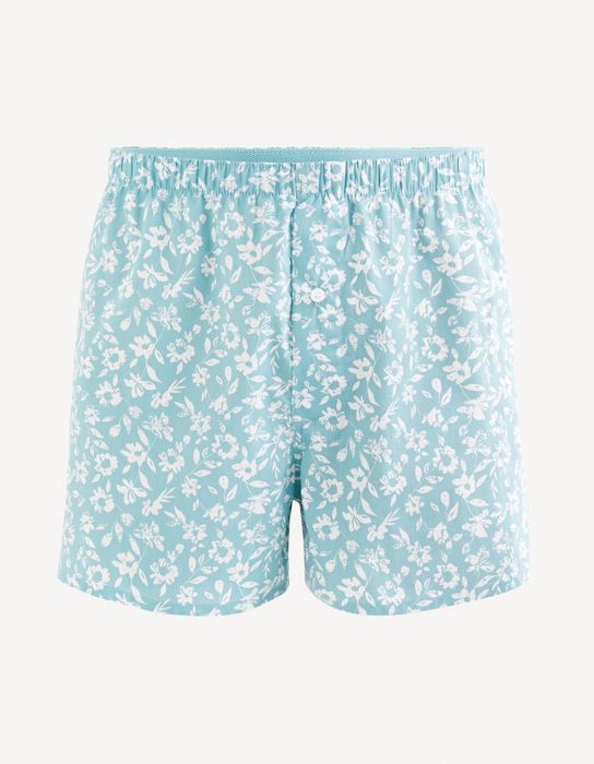 Caleçon en coton motifs fleurs